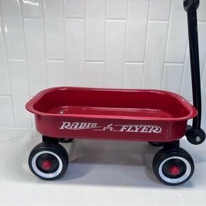 Vintage Radio Flyer Miniature Classic little Red Wagon 12 x 7.5 inches doll size